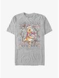 Disney Winnie The Pooh Christmas Bear Big & Tall T-Shirt, ATH HTR, hi-res