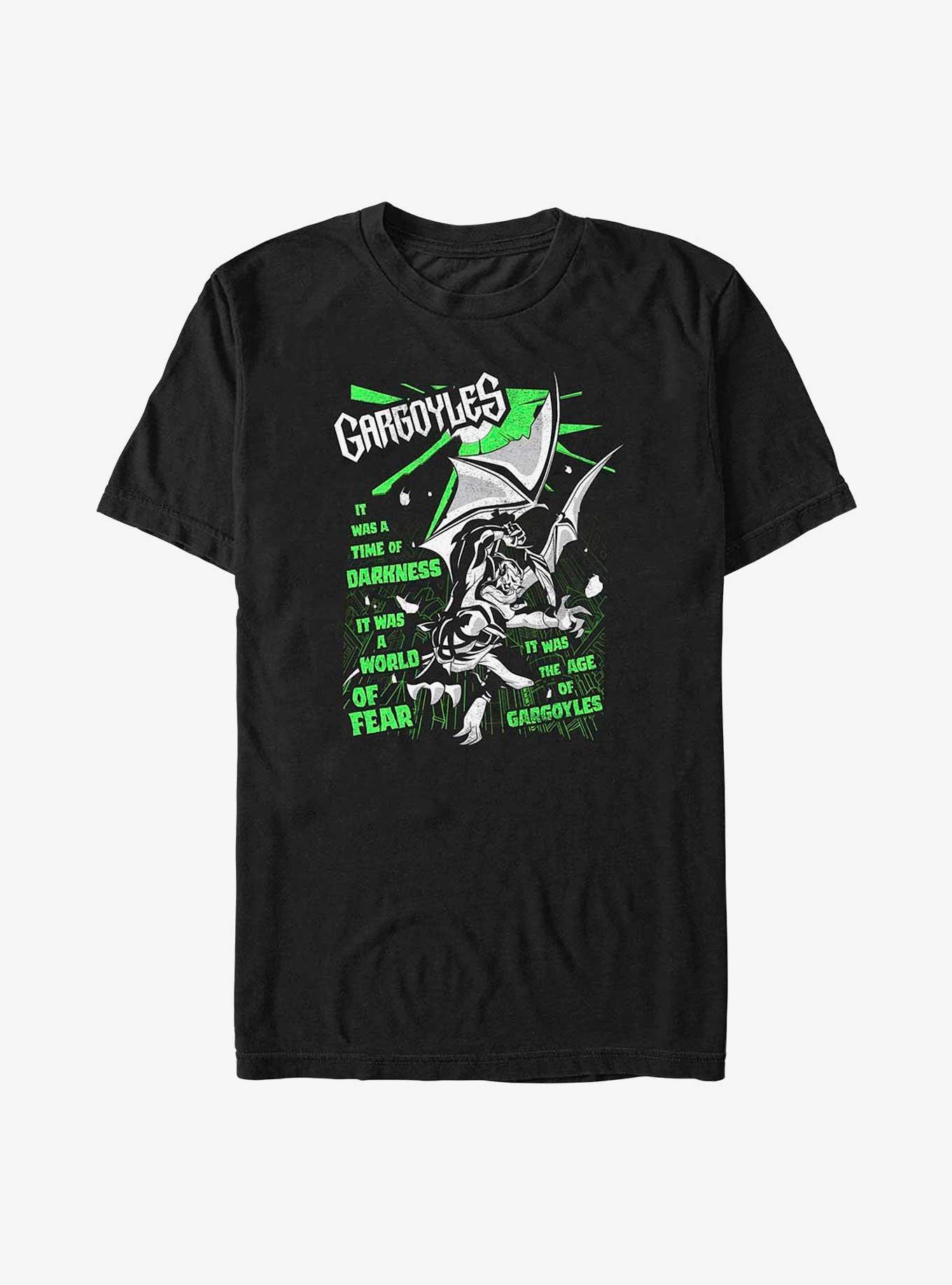 Disney Gargoyles Falling Gargoyle Big & Tall T-Shirt - BLACK | Hot Topic