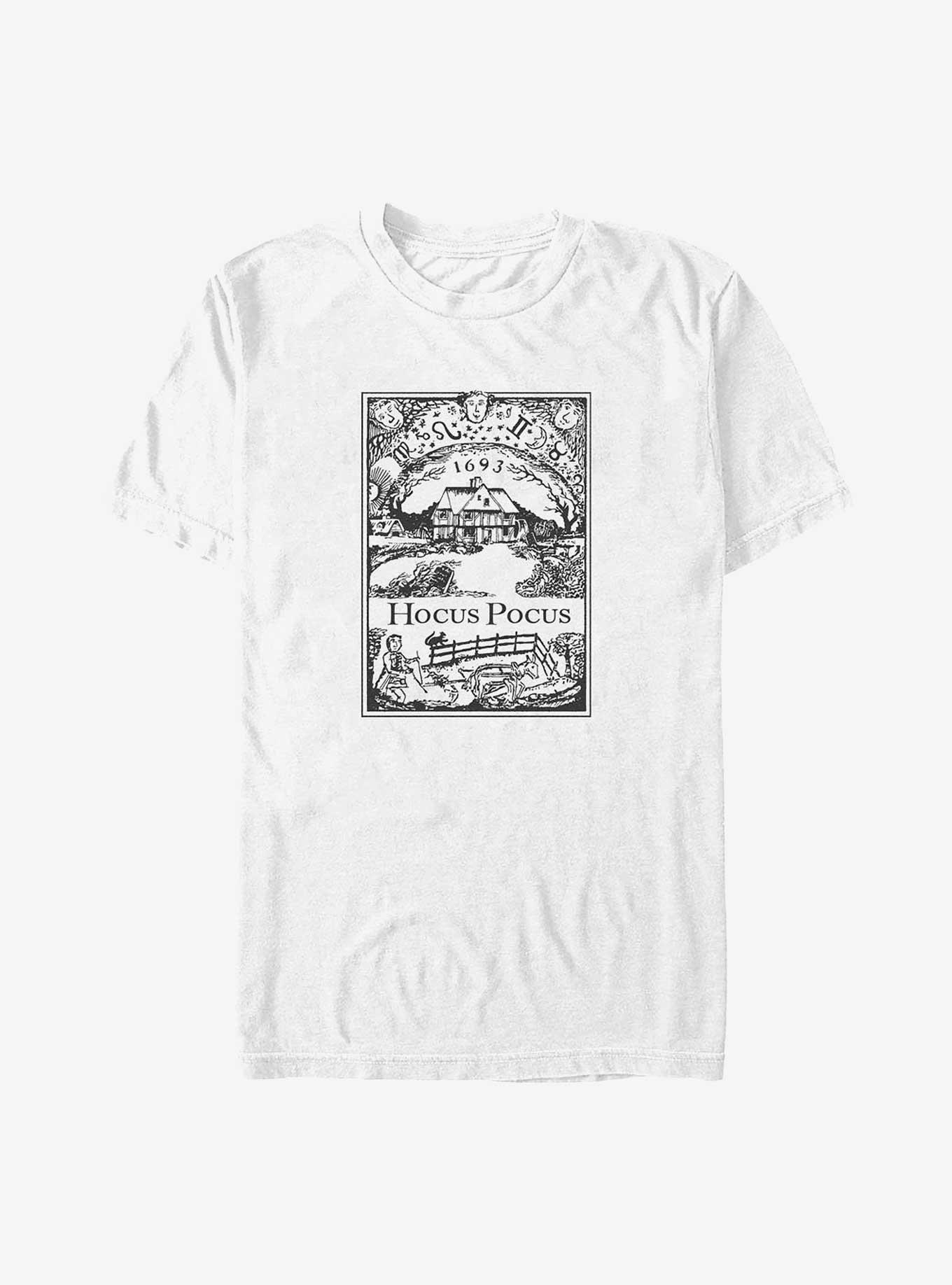 Disney Hocus Pocus Vintage Poster Big & Tall T-Shirt, WHITE, hi-res