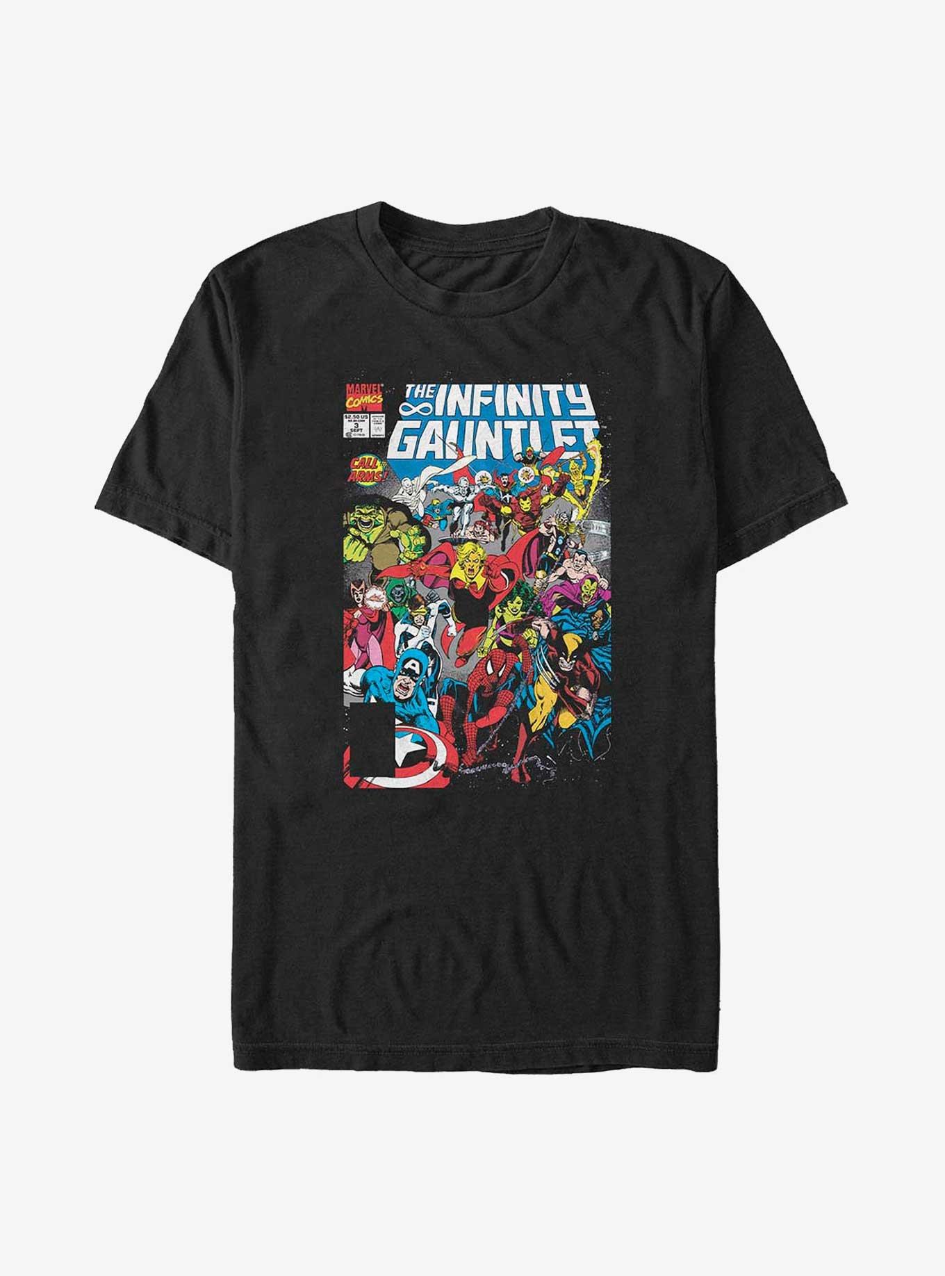 Marvel Avengers Universe Combat Big & Tall T-Shirt, BLACK, hi-res