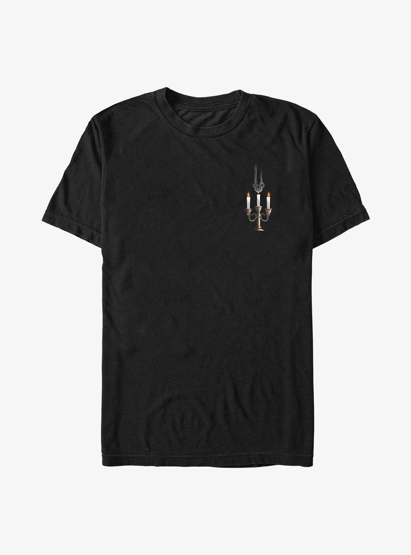 Disney Minnie Mouse Pocket Candleabra Big & Tall T-Shirt, BLACK, hi-res