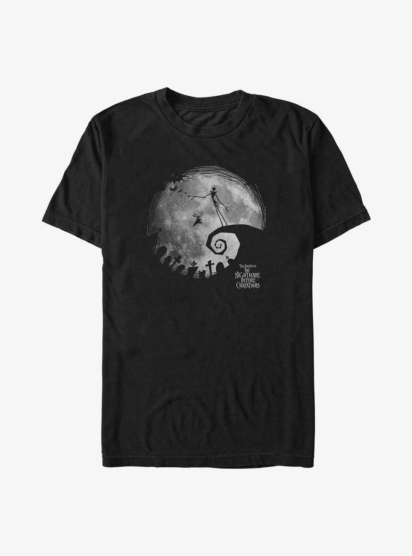 The Nightmare Before Christmas Jack Skellington Night Moon Big & Tall T-Shirt, , hi-res