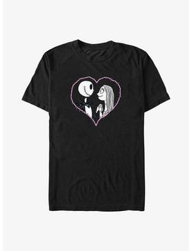 Disney The Nightmare Before Christmas Heart Stitch Jack and Sally Big & Tall T-Shirt, , hi-res