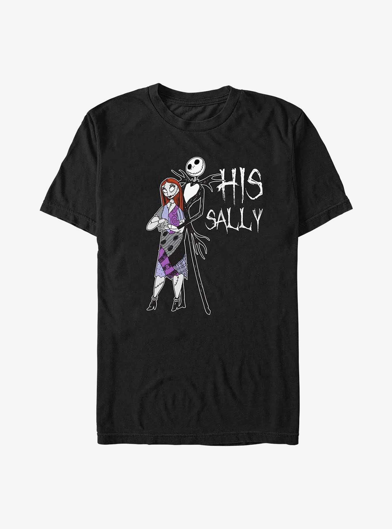 Disney The Nightmare Before Christmas His Sally Big & Tall T-Shirt, BLACK, hi-res