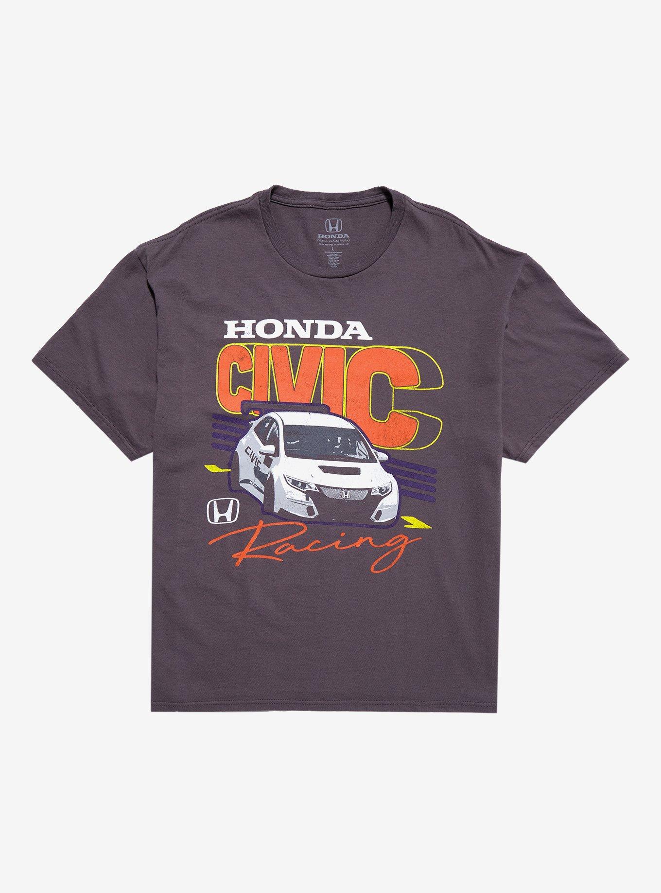 Honda Civic Racecar T-Shirt, CHARCOAL, hi-res