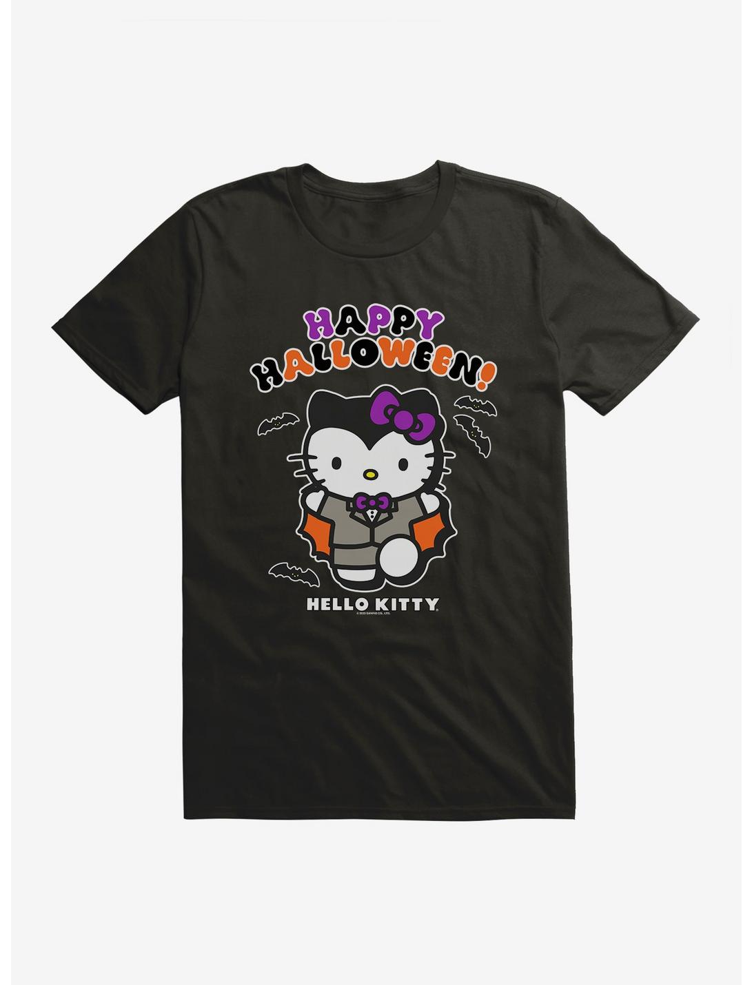Hello Kitty Happy Halloween Vampire T-Shirt, BLACK, hi-res