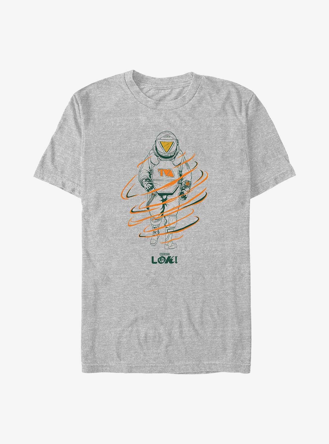 Marvel Loki TVA Astrosuit Big & Tall T-Shirt, ATH HTR, hi-res