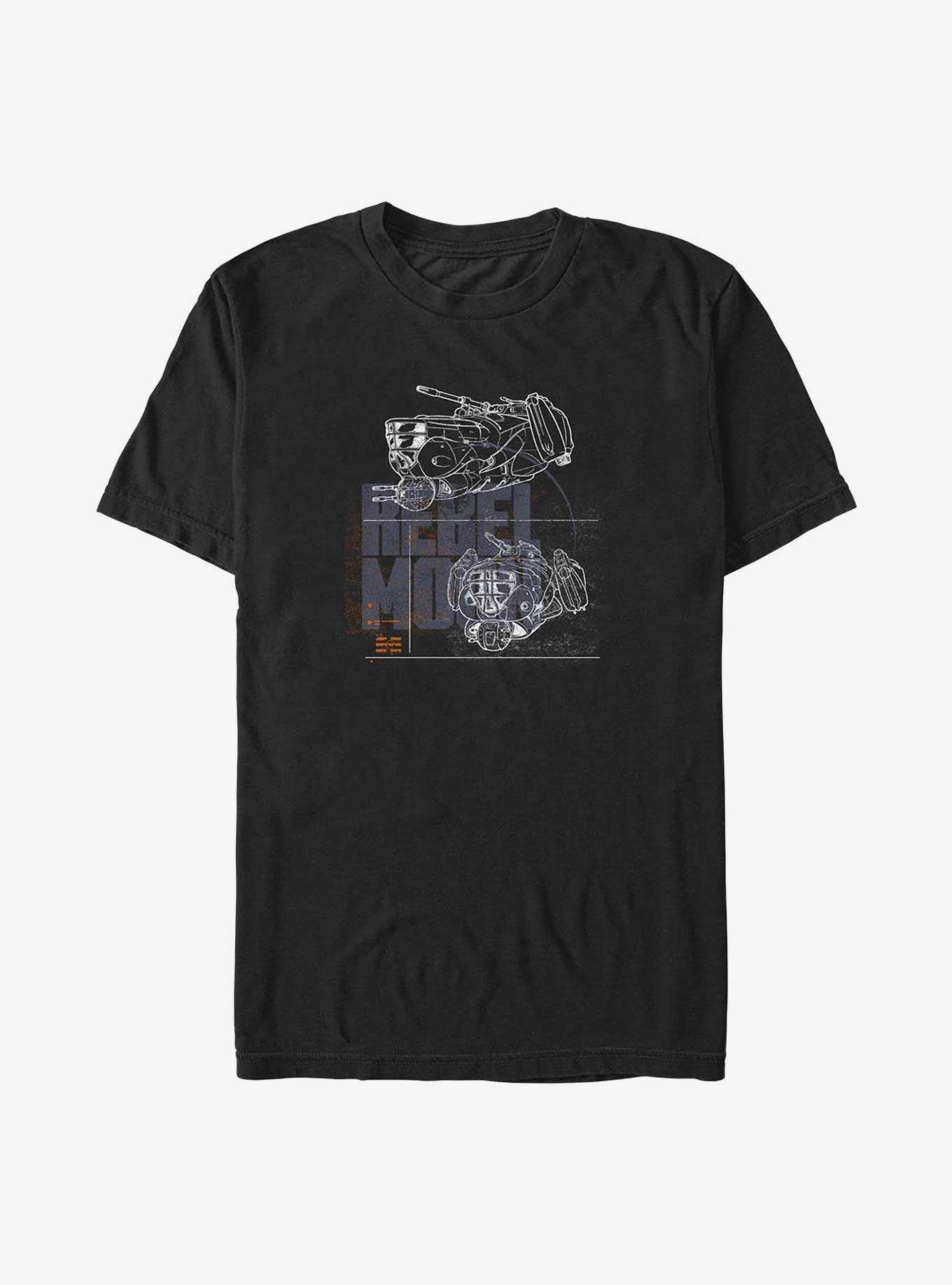 Rebel Moon Ships Logo Big & Tall T-Shirt, , hi-res