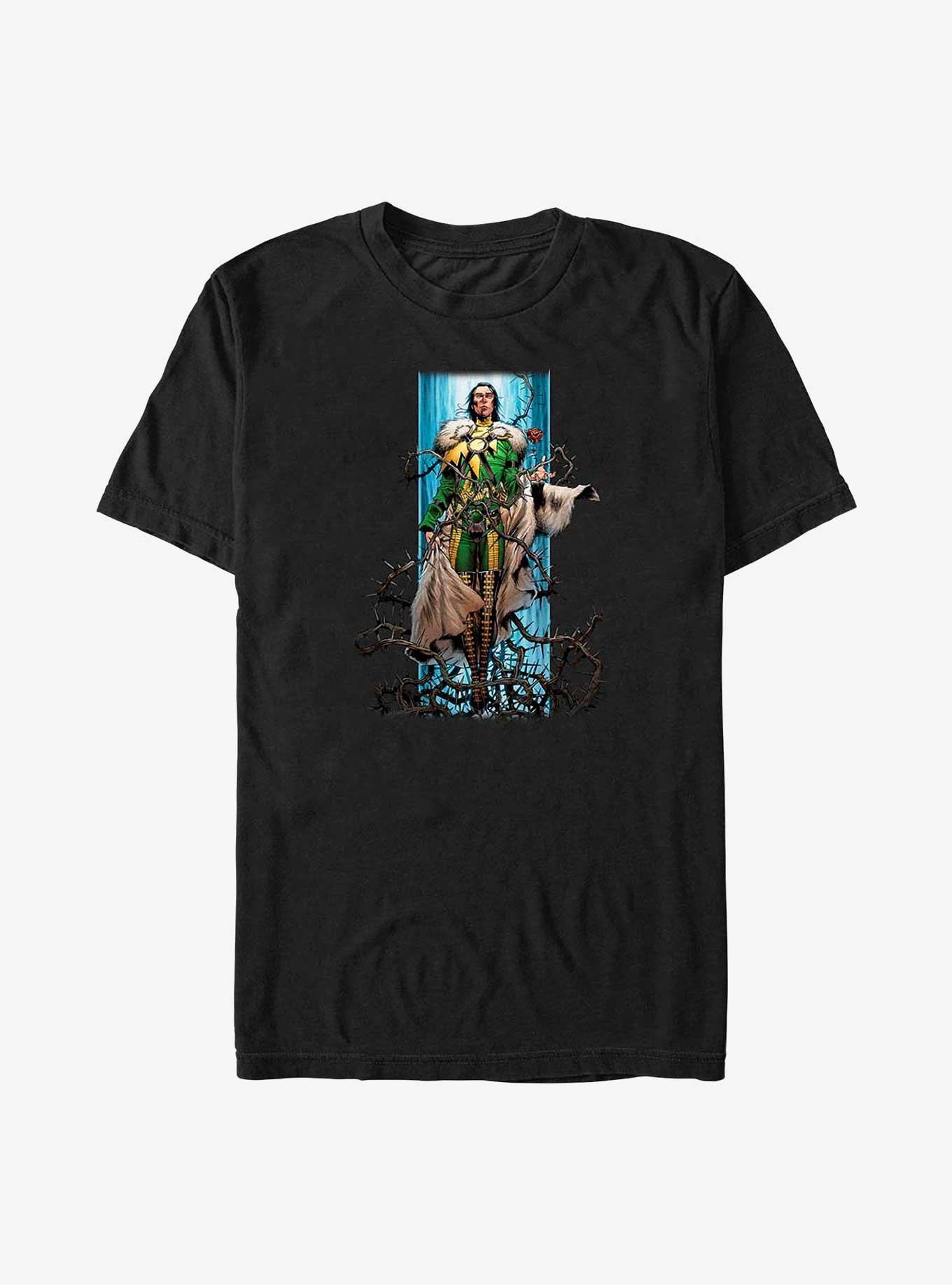 Marvel Loki Trapped In Briar Big & Tall T-Shirt, BLACK, hi-res