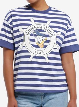 Her Universe Disney Donald Duck Stripe Oversized T-Shirt