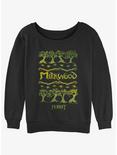 The Lord of the Rings Mirkwood Womens Slouchy Sweatshirt, BLACK, hi-res