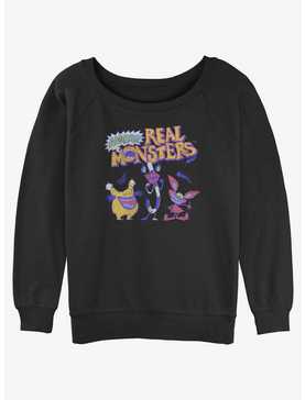 Nickelodeon Real Monsters Womens Slouchy Sweatshirt, , hi-res