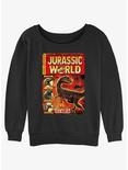 Jurassic Park Dino-Mite Tales Womens Slouchy Sweatshirt, BLACK, hi-res