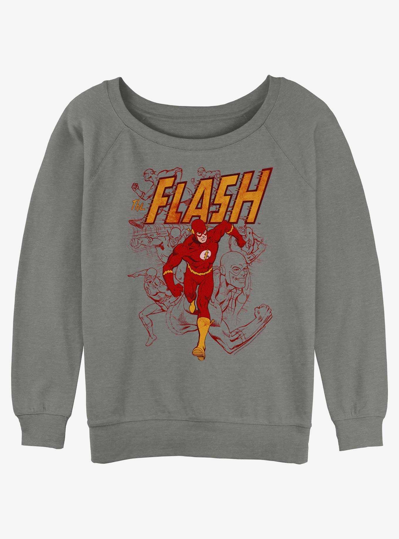 DC The Flash Going Fast Womens Slouchy Sweatshirt, , hi-res