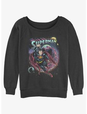 DC Superman Space Cowboy Womens Slouchy Sweatshirt, , hi-res