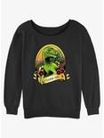 Jurassic Park Clever Girl Womens Slouchy Sweatshirt, BLACK, hi-res
