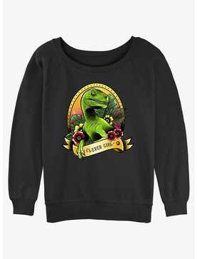 Jurassic Park Clever Girl Womens Slouchy Sweatshirt, , hi-res