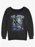 DC Batman Crime Alley Joker Womens Slouchy Sweatshirt, BLACK, hi-res