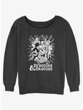 Dungeons & Dragons Group Ray Womens Slouchy Sweatshirt, CHAR HTR, hi-res