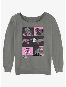 E.T. the Extra-Terrestrial Poster Womens Slouchy Sweatshirt, , hi-res