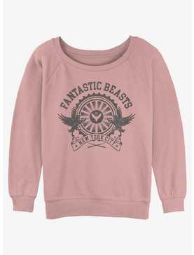 Fantastic Beasts and Where to Find Them Fantastic Crest Womens Slouchy Sweatshirt, , hi-res