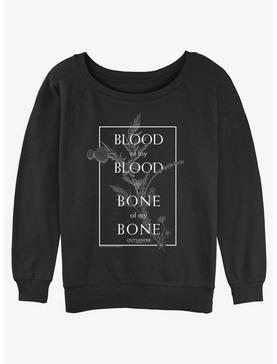 Outlander Blood Of My Blood Bone Of My Bone Womens Slouchy Sweatshirt, , hi-res