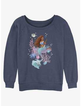 Disney The Little Mermaid Ariel Dinglehopper Womens Slouchy Sweatshirt, , hi-res