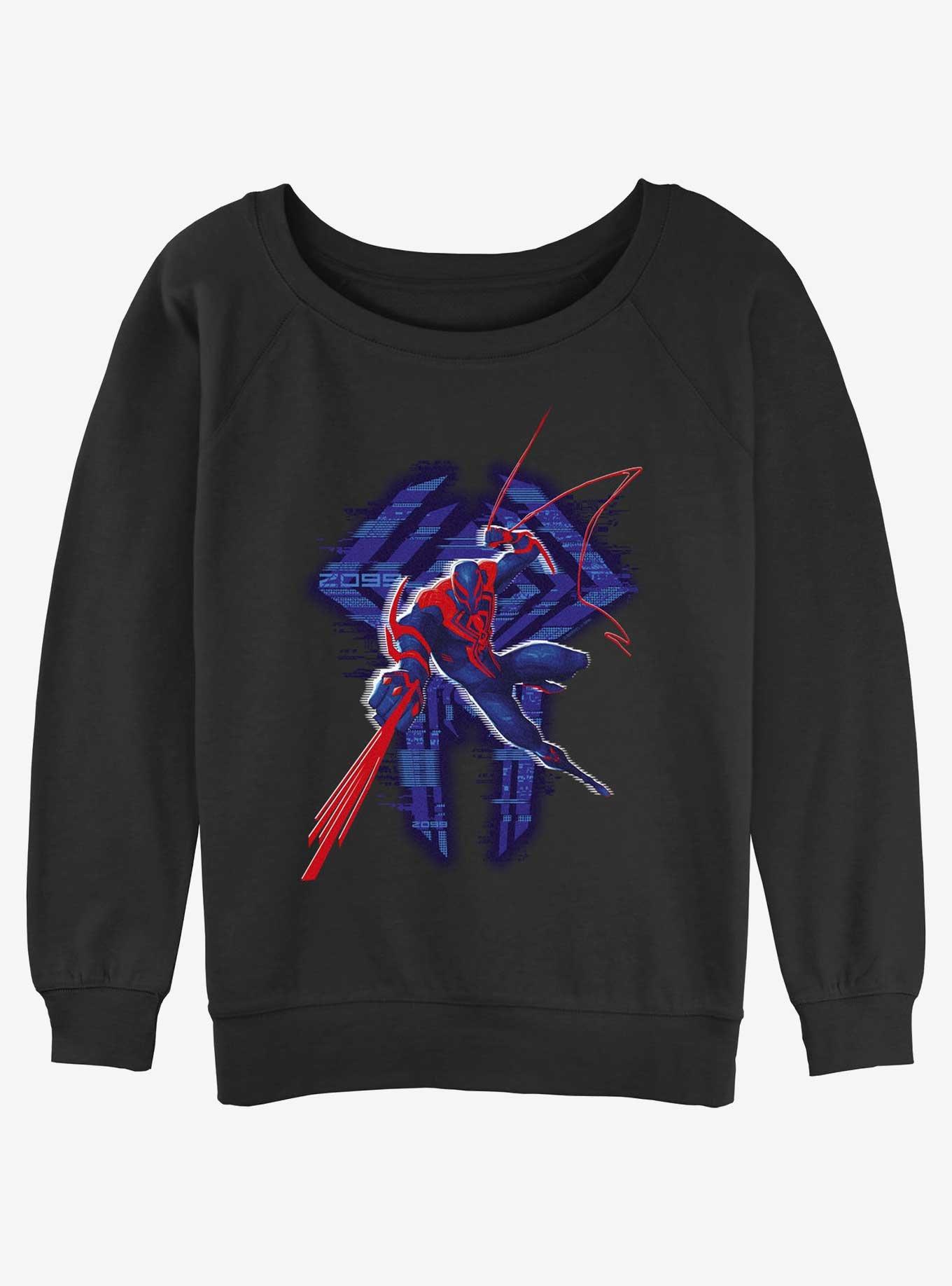 Marvel Spider-Man: Across The Spider-Verse 2099 O'Hara Swing Womens Slouchy Sweatshirt, , hi-res