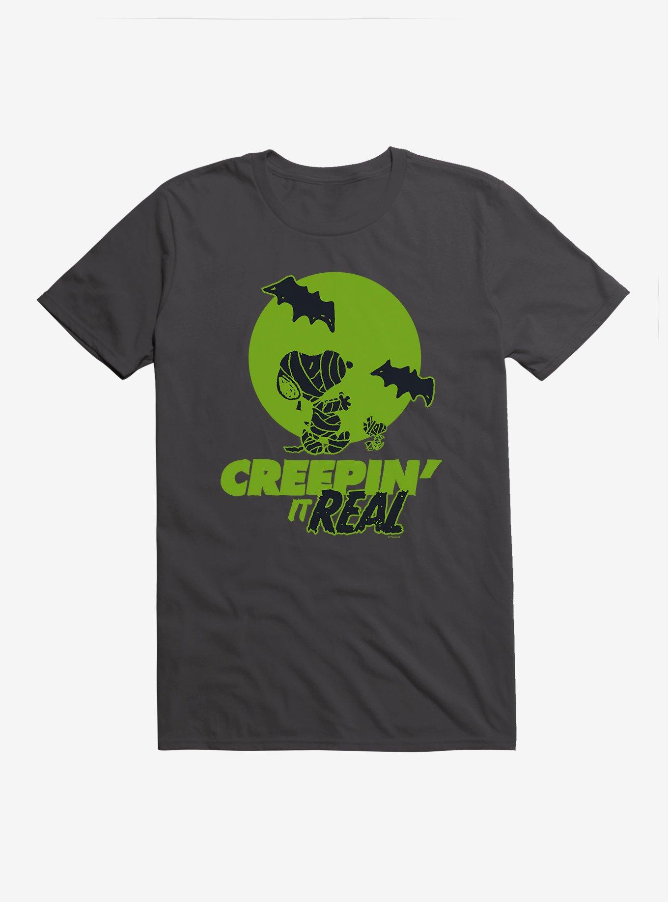 Peanuts Creepin' It Real T-Shirt, HEAVY METAL, hi-res