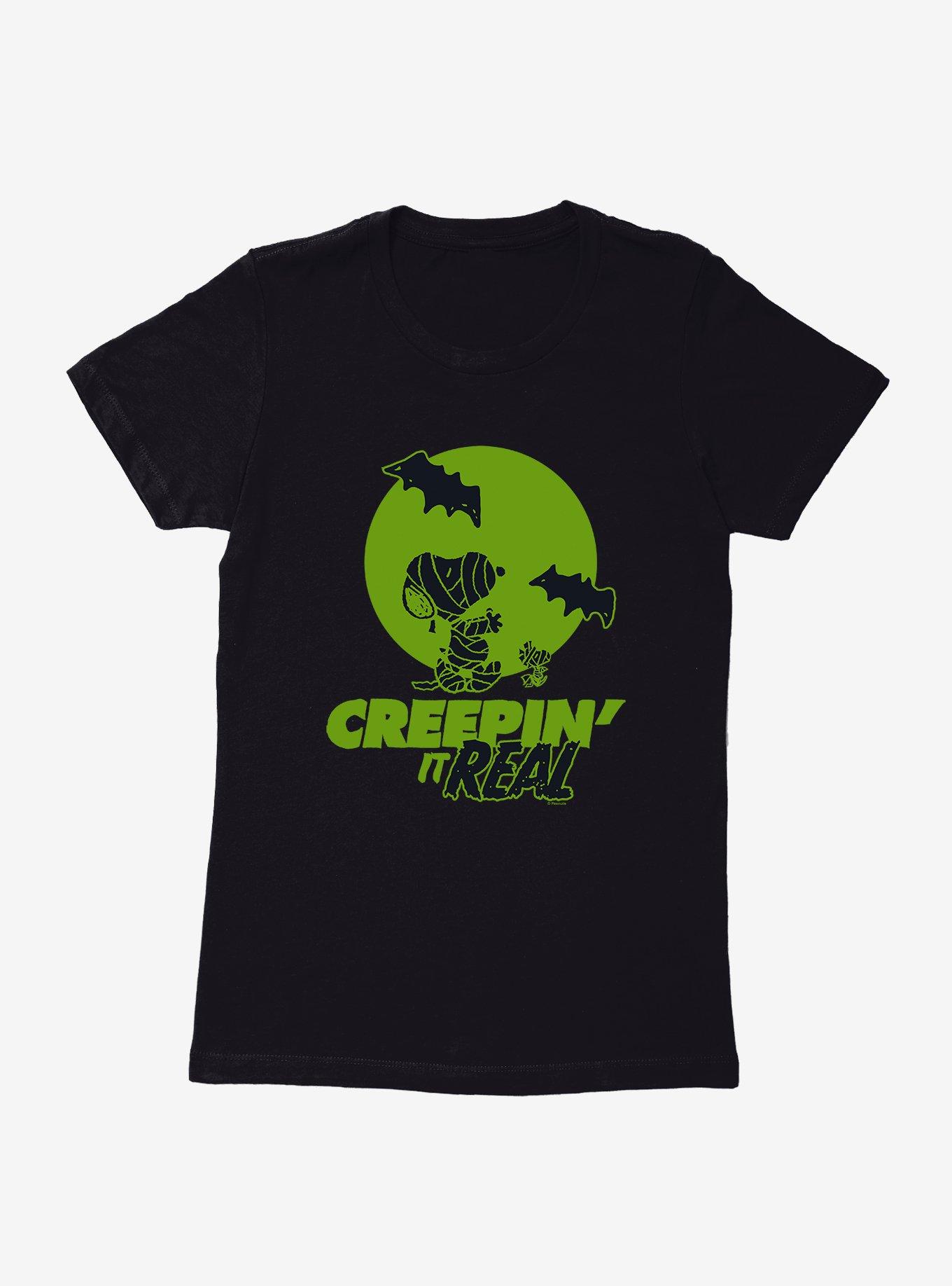Peanuts Creepin' It Real Womens T-Shirt, , hi-res