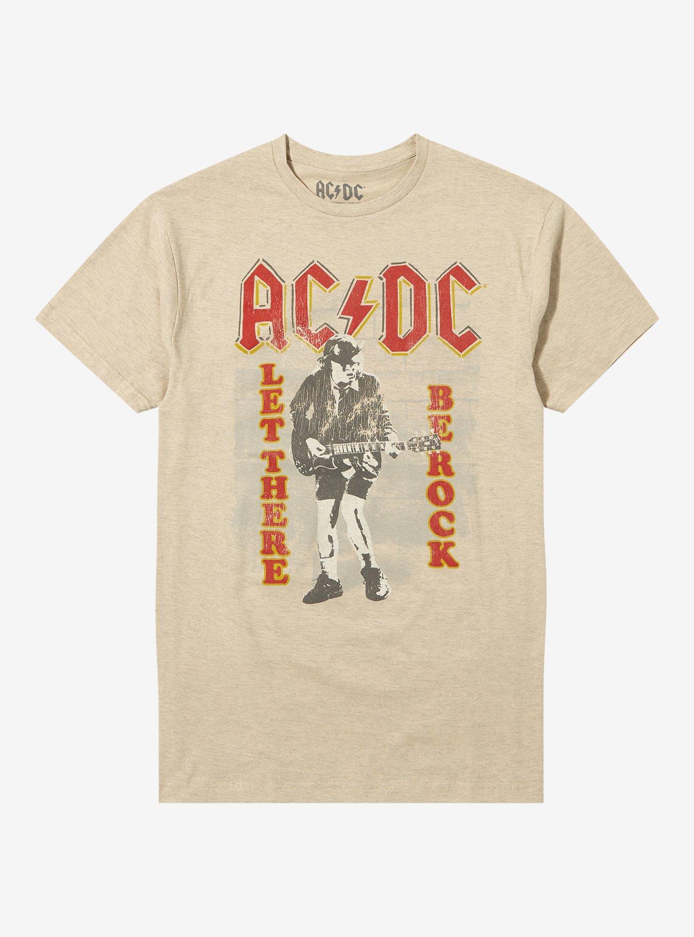 AC/DC Let There Be Rock T-Shirt, OATMEAL, hi-res