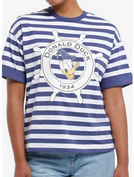 Her Universe Disney Donald Duck Stripe Girls Oversized T-Shirt, , hi-res