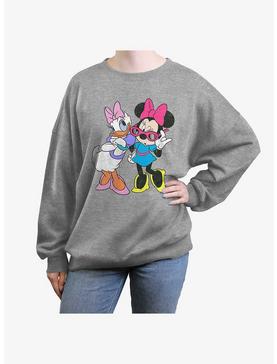 Disney Minnie Mouse & Daisy Duck Oversized Sweatshirt, , hi-res