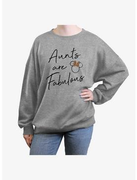 Disney Minnie Mouse Aunts Are Fabulous Womens Oversized Sweatshirt, , hi-res