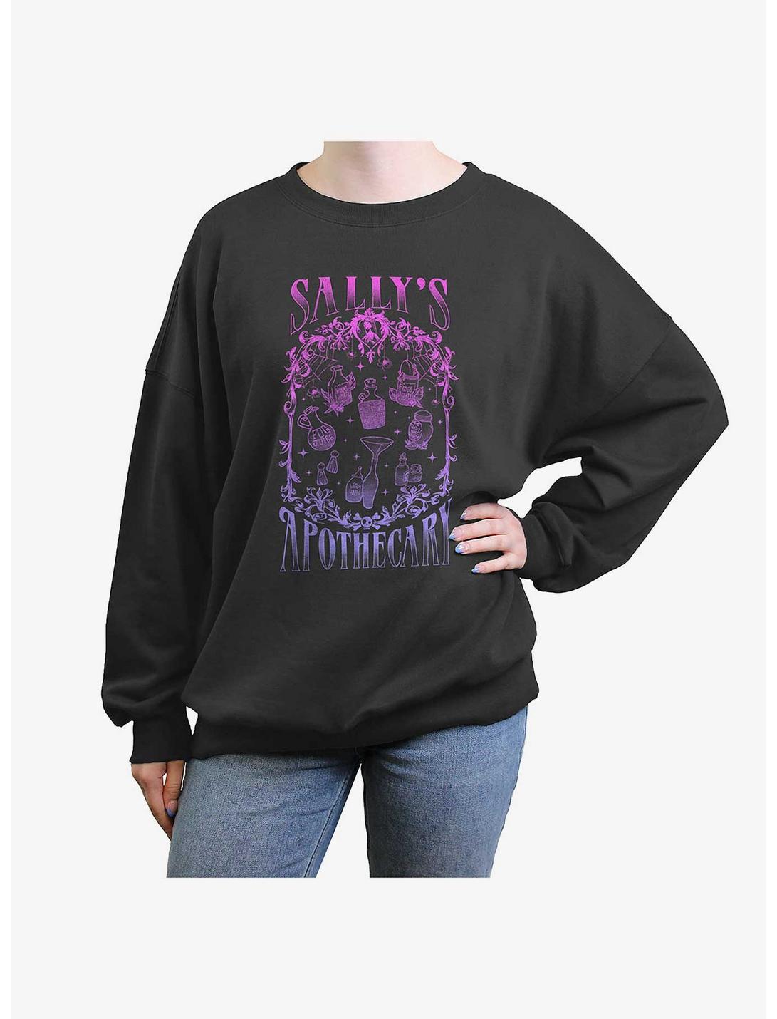 Disney Nightmare Before Christmas Sally's Dark Apothecary Womens Oversized Sweatshirt, CHARCOAL, hi-res