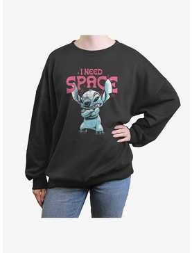Disney Lilo & Stitch I Need Space Womens Oversized Sweatshirt, , hi-res