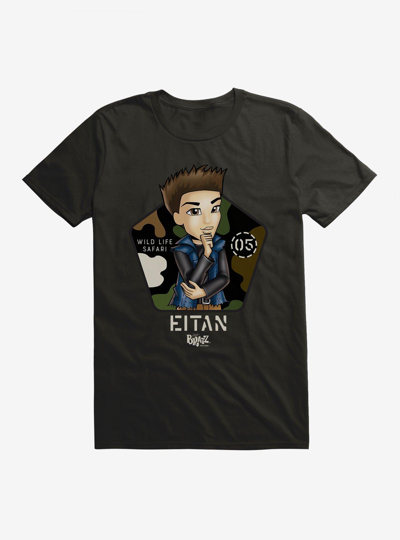 Bratz Eitan Wild Life Safari T-Shirt, BLACK, hi-res