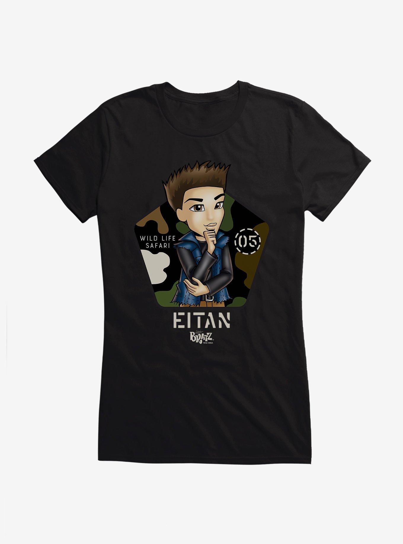 Bratz Eitan Wild Life Safari Girls T-Shirt, BLACK, hi-res