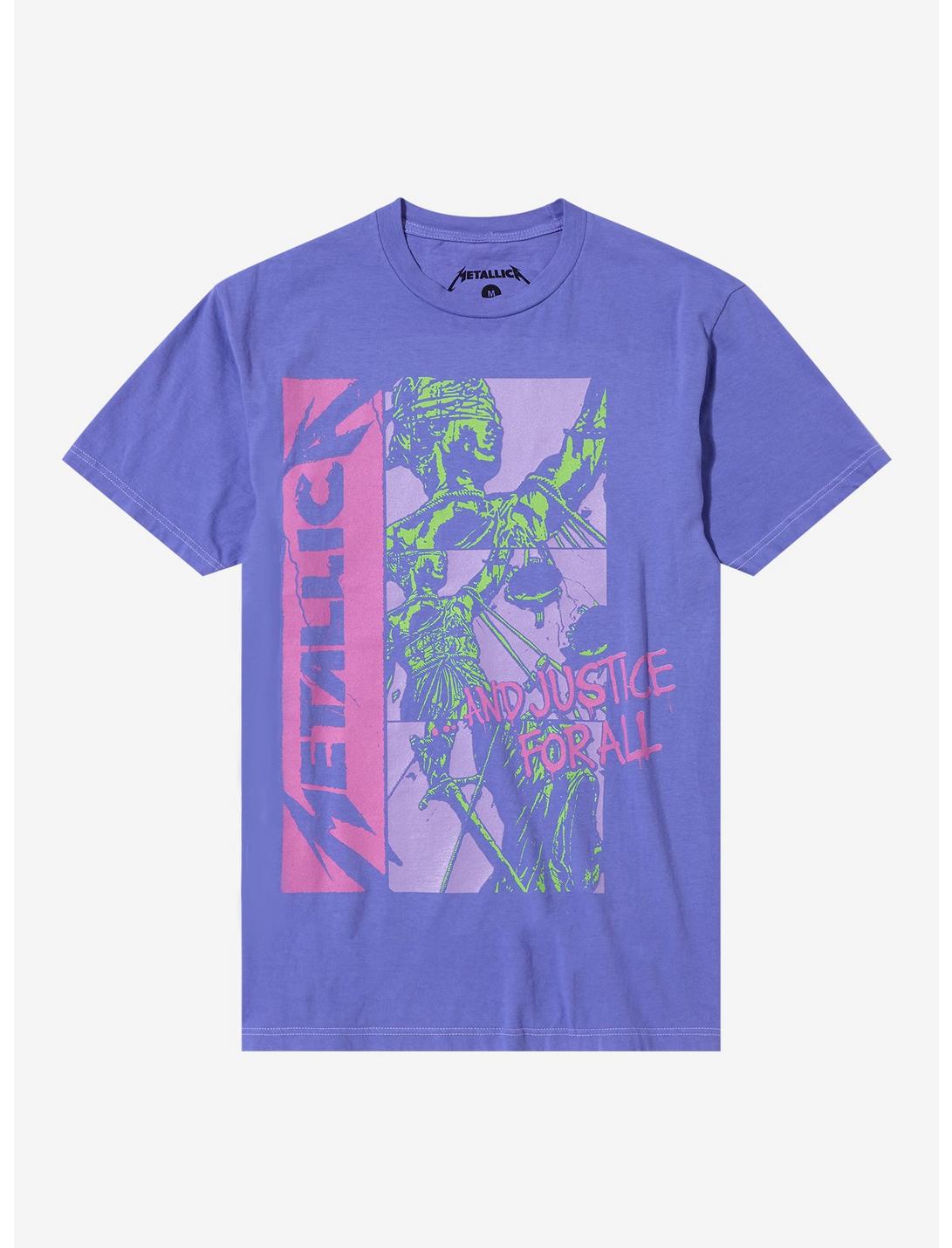 Metallica ...And Justice For All Pastel Boyfriend Fit Girls T-Shirt, LAVENDER, hi-res