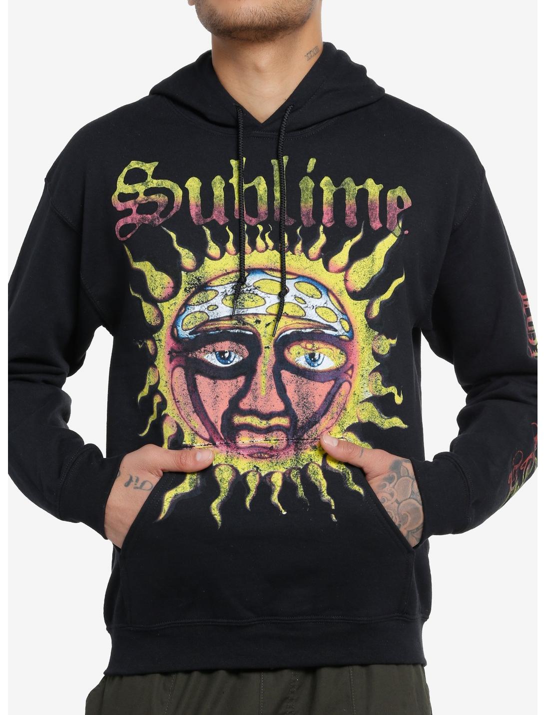 Sublime Sun Logo Jumbo Graphic Hoodie, BLACK, hi-res
