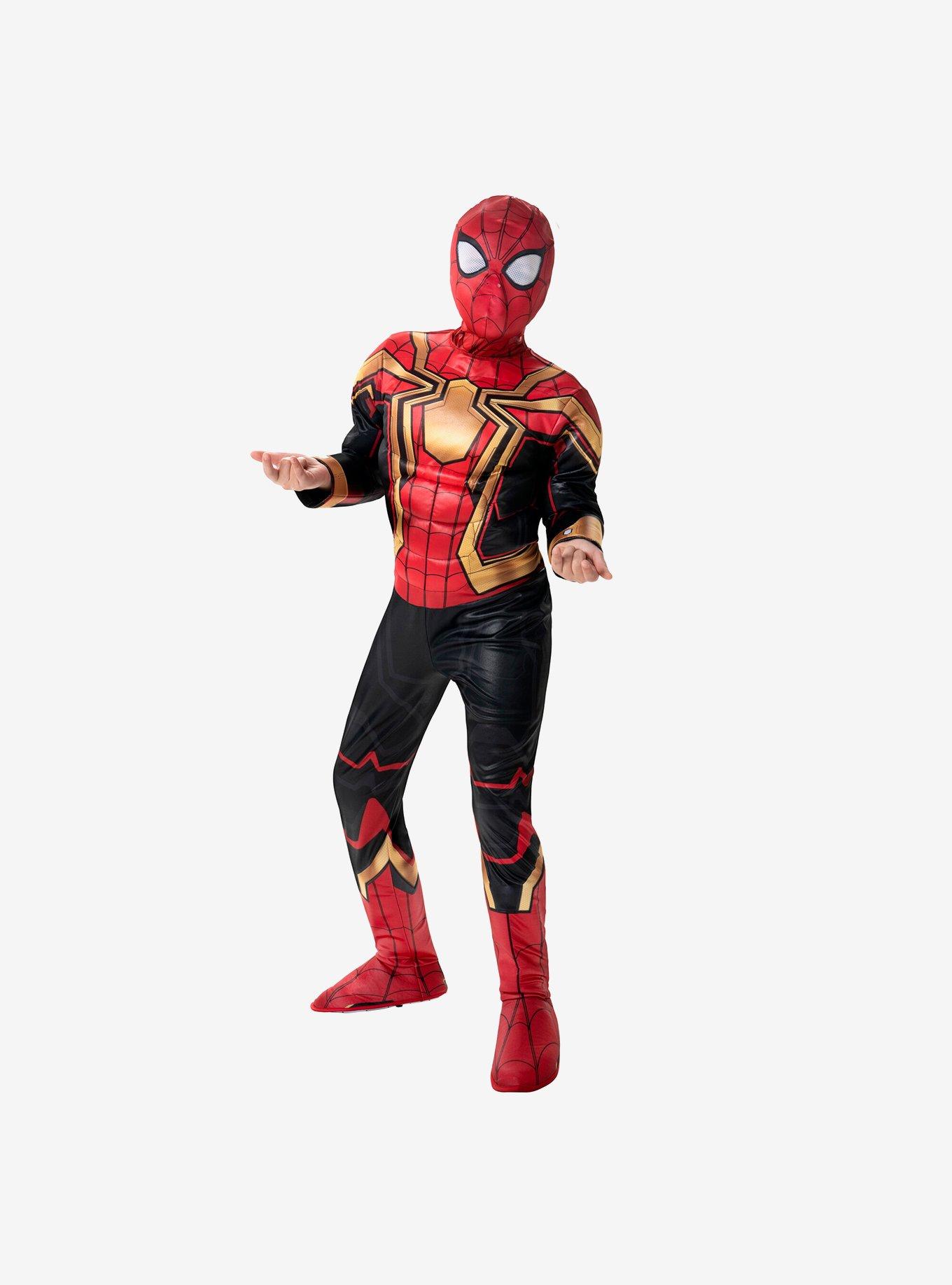 Marvel Spider-Man Integrated Youth Costume, MULTI, hi-res