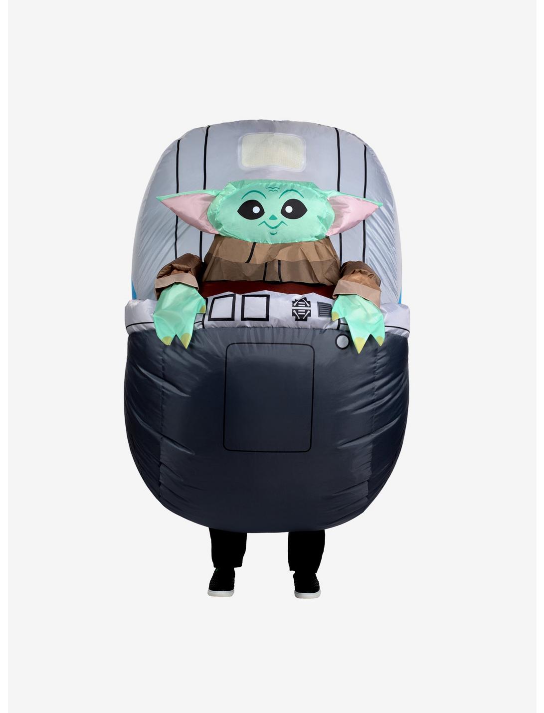 Star Wars The Mandalorian Grogu in Pram Inflatable Adult Costume, , hi-res