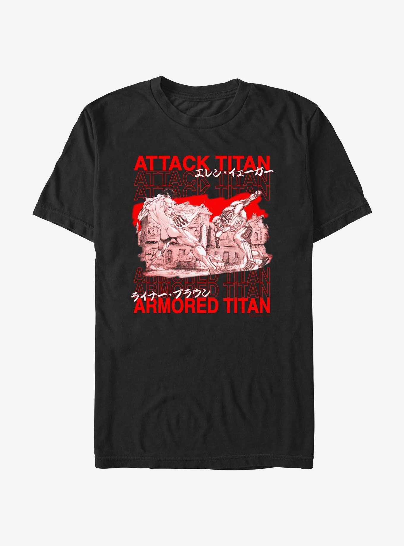 Attack On Titan Attack Vs Armored T-Shirt, , hi-res