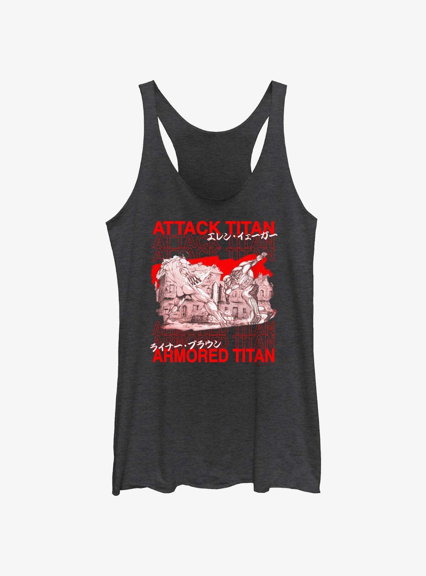 Attack On Titan Attack Vs Armored GIrls Raw Edge Tank, , hi-res