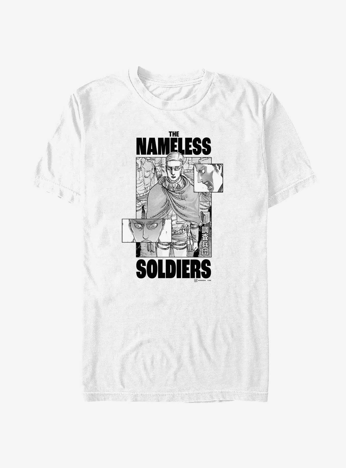 Attack On Titan Nameless Soldiers T-Shirt, WHITE, hi-res
