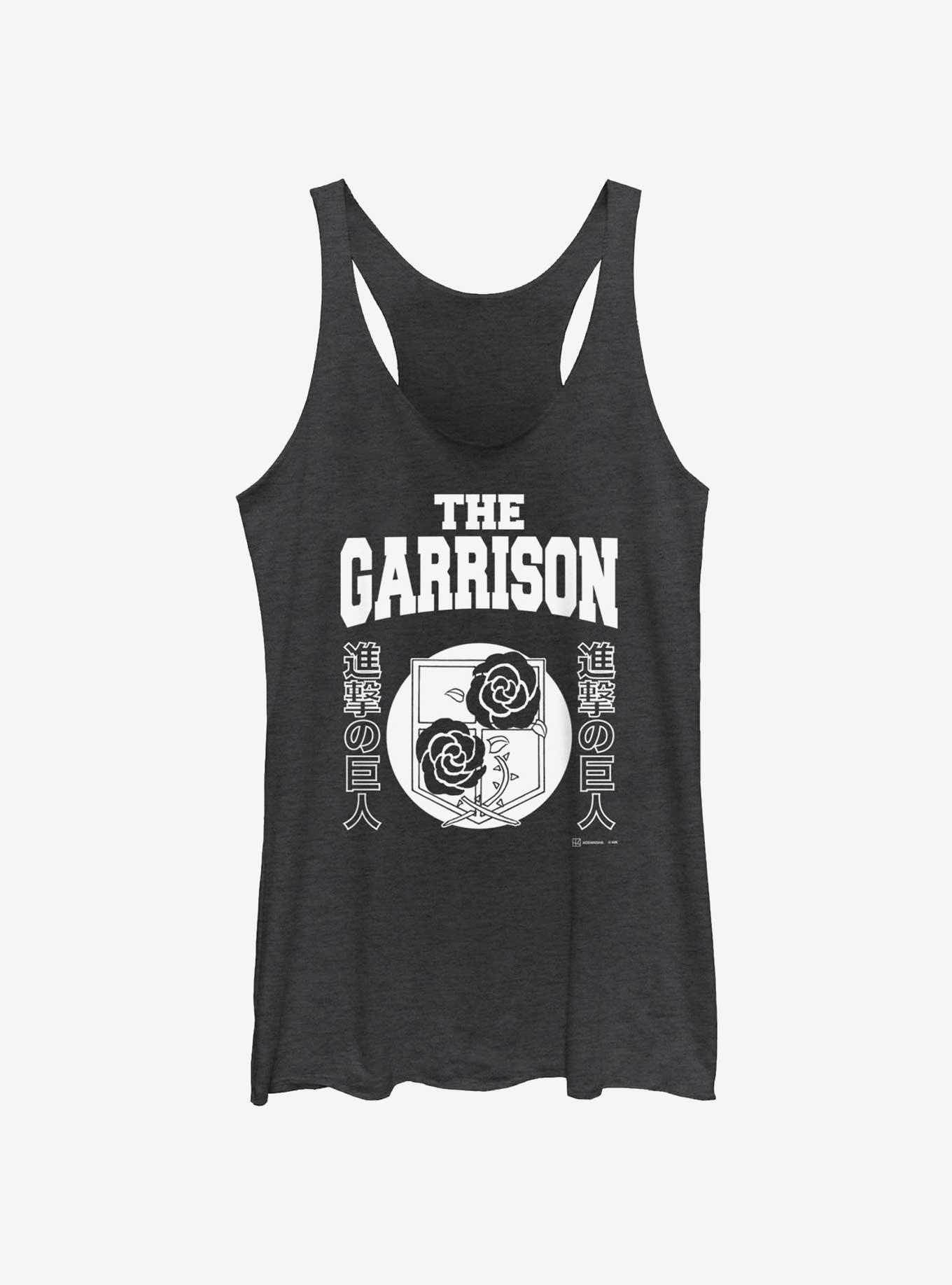 Attack On Titan The Garrison Jersey GIrls Raw Edge Tank, , hi-res