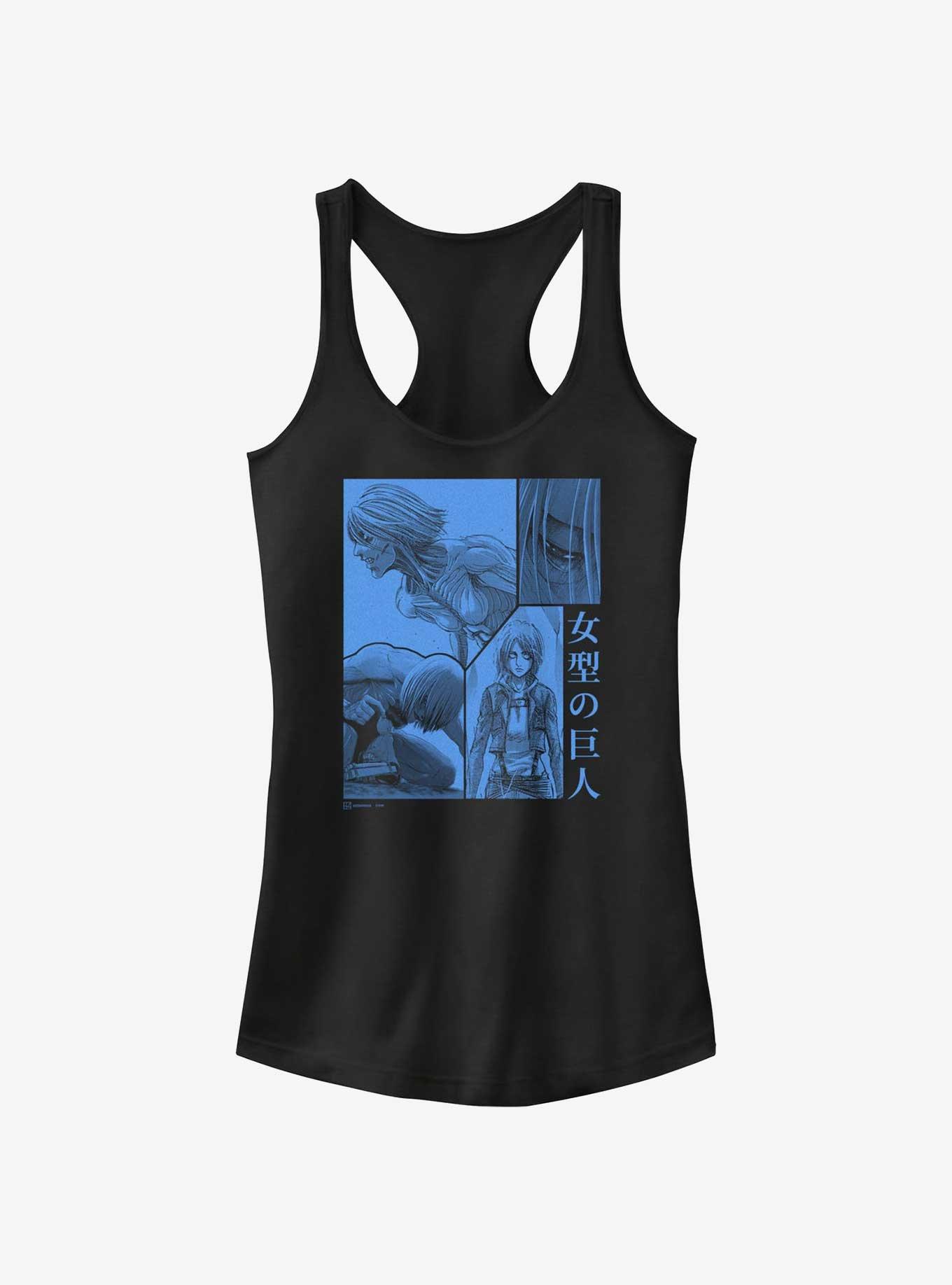 Attack On Titan Female Titan Collage Girls Tank, , hi-res