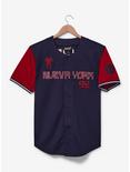 Marvel Spider-Man: Across the Spider-Verse Miguel O'Hara Baseball Jersey - BoxLunch Exclusive, NAVY, hi-res
