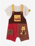 Disney Winnie the Pooh Color Block Infant Overall Set — BoxLunch Exclusive, MULTI, hi-res