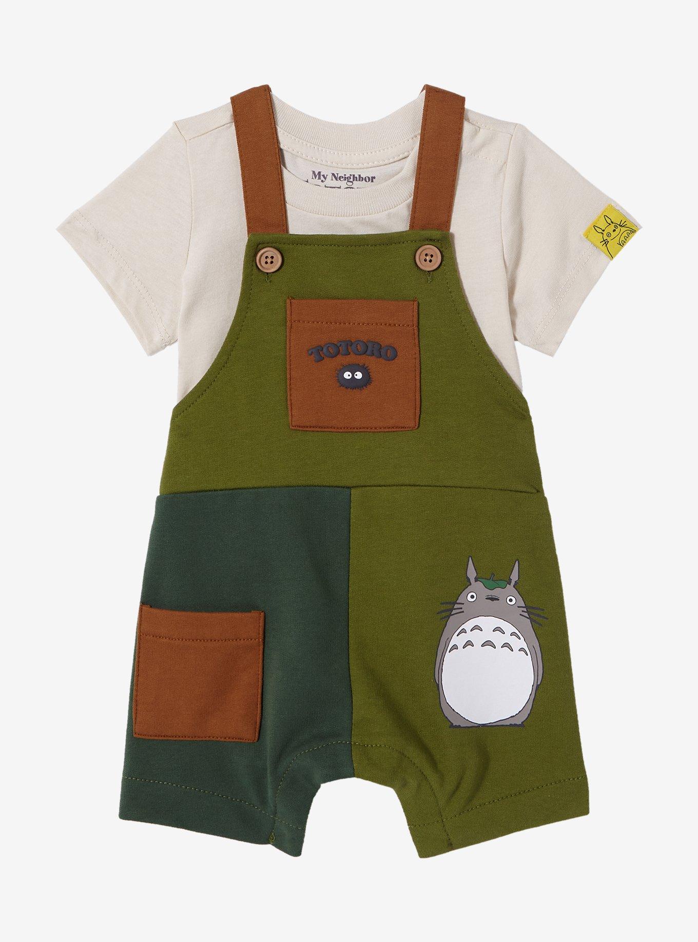 Studio Ghibli My Neighbor Totoro Color Block T-Shirt and Overall Set - BoxLunch Exclusive, MULTI, hi-res